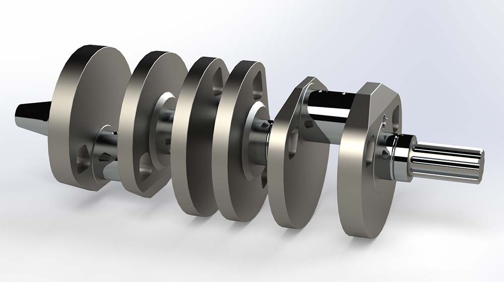 MondialMoto V5 Crankshaft