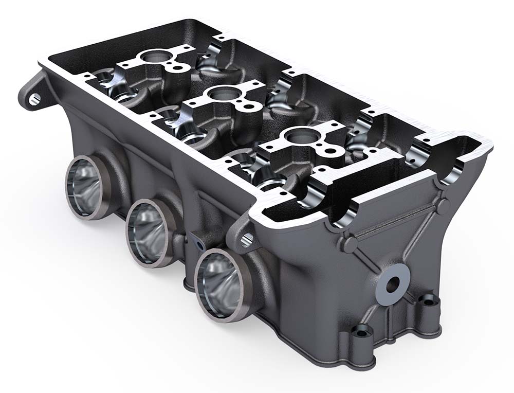 MondialMoto V5 Cylinder Head
